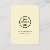 Facebook Instagram Tiktok QRコードソフトGroovy エンクロージャーカード (裏面)