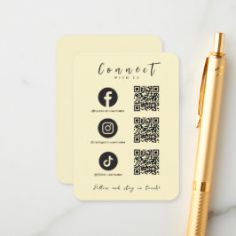 Facebook Instagram Tiktok QRコードソフトGroovy エンクロージャーカード