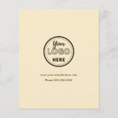 Facebook Instagram Tiktok QRコードトレンディーGroovy チラシ (裏面)