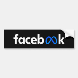 Facebook Meta ロゴ バンパーステッカー