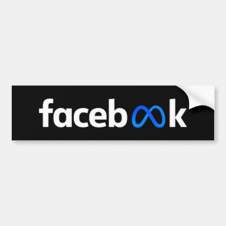 Facebook Meta ロゴ バンパーステッカー