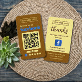 Facebook Review Request Bronze 名刺