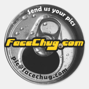 FaceChug.comスタンプ ラウンドシール