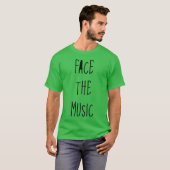 Facehe ミュージック レトロ tシャツ (正面フル)