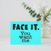 FaceitUWantMe#FaceitUWantMe# ポストカード (スタンド正面)