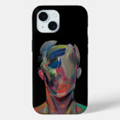 faceless painting aesthetic phone case Case-Mate iPhoneケース (裏面)