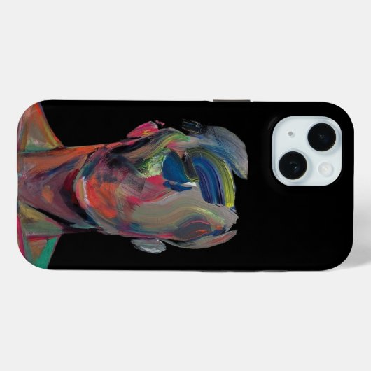 faceless painting aesthetic phone case Case-Mate iPhoneケース (裏面 (横))