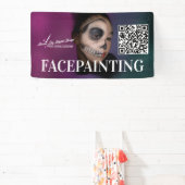 Facepainting Banner For Birthday Events Business  横断幕 (インサイチュ)
