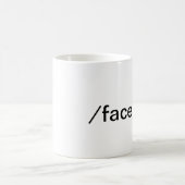 Facepalmのマグ コーヒーマグカップ (中央)