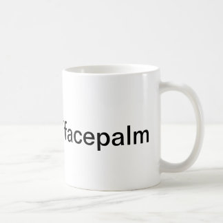 Facepalmのマグ コーヒーマグカップ