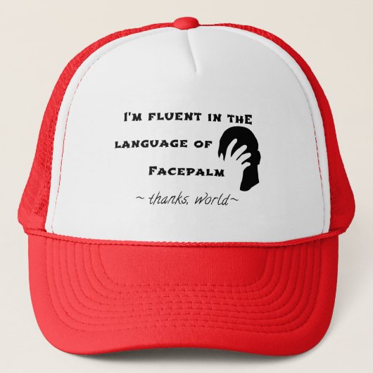 Facepalmの言語 キャップ (正面)