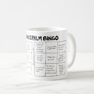 Facepalm Bingoの概要(A+Bカード) コーヒーマグカップ