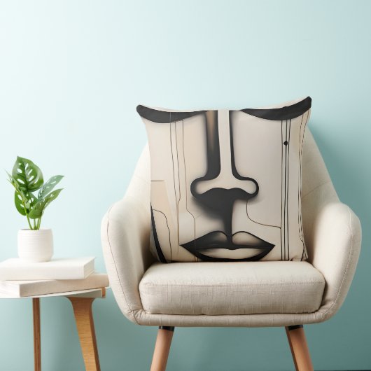 faces - Gesichter クッション (椅子)