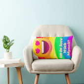 faces icons quotes ランバークッション (椅子)