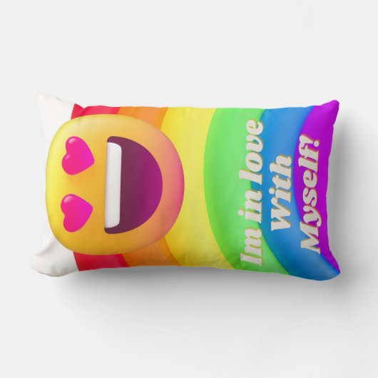 faces icons quotes ランバークッション (正面)