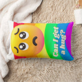 faces icons quotes ランバークッション (ブランケット)