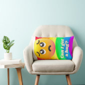 faces icons quotes ランバークッション (椅子)