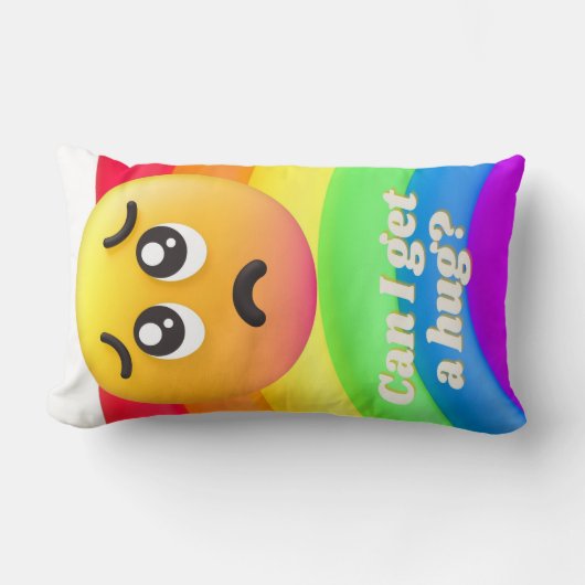 faces icons quotes ランバークッション (正面)