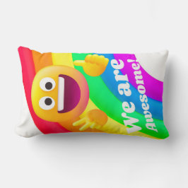 faces icons quotes ランバークッション