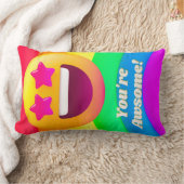 faces icons quotes ランバークッション (ブランケット)