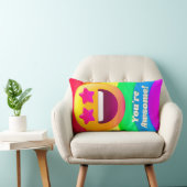 faces icons quotes ランバークッション (椅子)