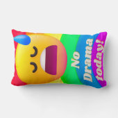 faces icons quotes ランバークッション (裏面)