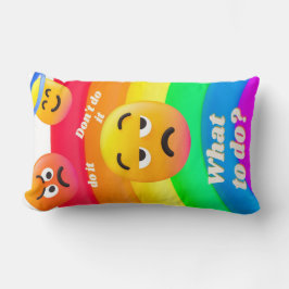 faces icons quotes ランバークッション