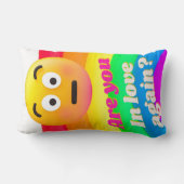 faces icons quotes ランバークッション (裏面)