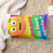 faces icons quotes ランバークッション (ブランケット)