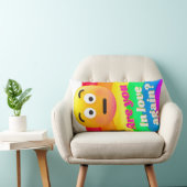 faces icons quotes ランバークッション (椅子)