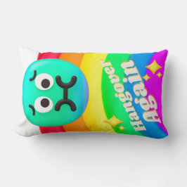 faces icons quotes ランバークッション