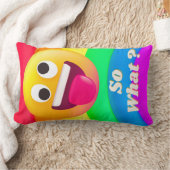 faces icons quotes ランバークッション (ブランケット)