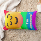 faces icons quotes ランバークッション (ブランケット)