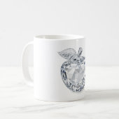 Faceted Crystal Apple Mug コーヒーマグカップ (正面左)