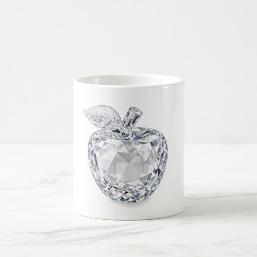 Faceted Crystal Apple Mug コーヒーマグカップ (中央)
