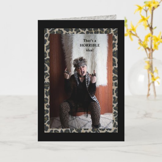 Facetiously Horrible Idea, oh ya? Card カード (黄色い花)