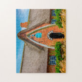 Fachwerkhaus Kielドイツ。 ジグソーパズル (縦)