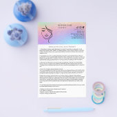 FACIAL TREATMENTS Aftercare flyer チラシ (シングル)