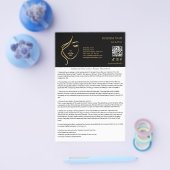 FACIAL TREATMENTS Aftercare flyer チラシ (シングル)