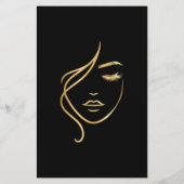 FACIAL TREATMENTS Beauty Salon flyer チラシ (裏面)