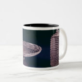 Facon de Veniseのlatticinioのtazza ツートーンマグカップ (正面右)