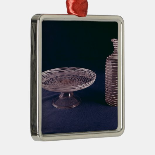 Facon de Veniseのlatticinioのtazza メタルオーナメント (右)