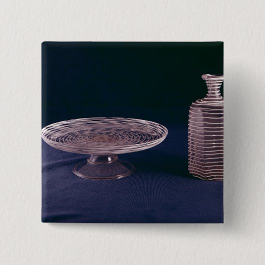 Facon de Veniseのlatticinioのtazza 缶バッジ (正面)