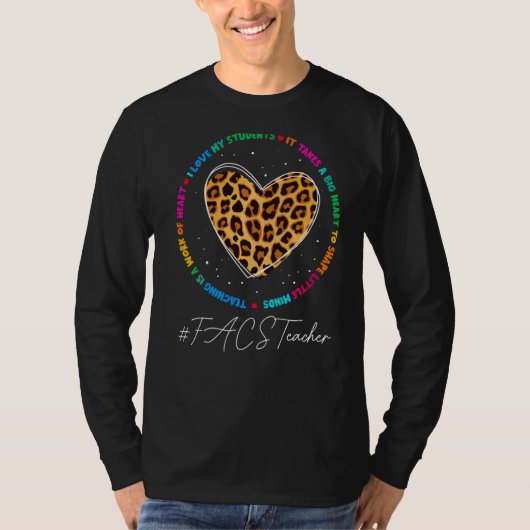 Facs先生スクール管理者の感謝の週T Tシャツ (正面)