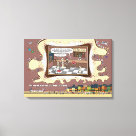 Fact Checkers | Absurd Wordplay Humor 24x16 キャンバスプリント