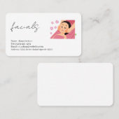 factalsサービス編集可能名刺 名刺 (正面/裏面)