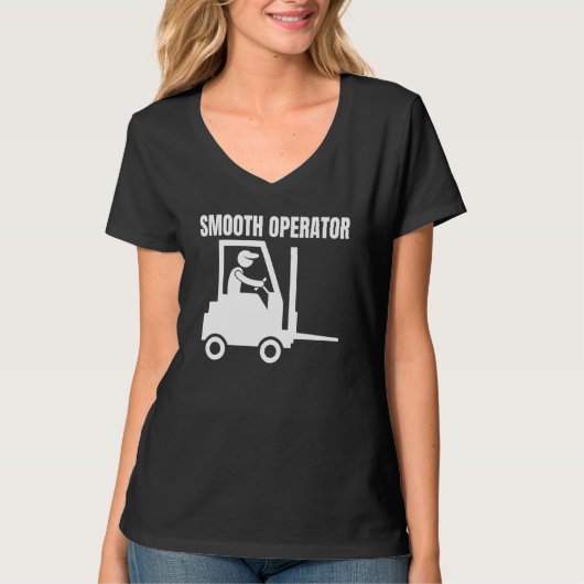 Factory Forklifter Operator  &  Forklift Driver Tシャツ (正面)