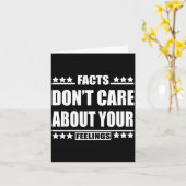Facts Don't Care About Your Feelings  カード (黄色い花)