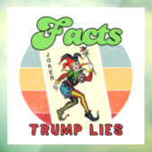 Facts Trump Lies ウィンドウサイン (シート3)