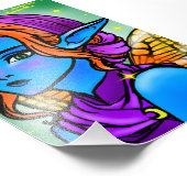 Fada azul elfa フォトプリント            (角)